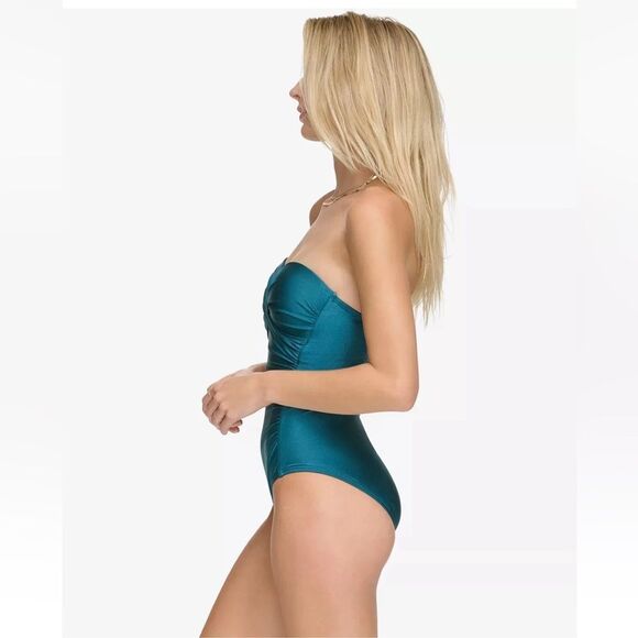 Calvin Klein Molded Split Cup Tummy Control One Piece Swimsuit Size 10 NEW NWT - Picture 3 of 16